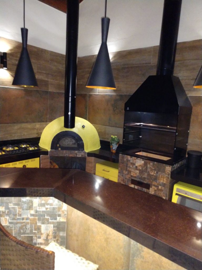 Forno de Pizza Iglu Pré-moldado a lenha Refracon